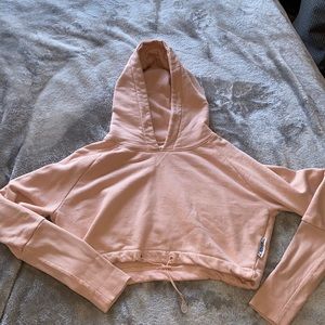 Gymshark drawstring cropped hoodie
